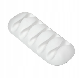 ORGANIZER NA KABLE SAMOPRZYLEPNY BIAŁY NA BIURKO SZAFKĘ PÓŁKĘ