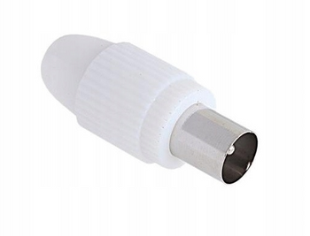 WTYK ANTENOWY SKRĘTNY TYP GRECKI MĘSKI DO TV PLASTIKOWY ZŁĄCZE DO PRZEWODU