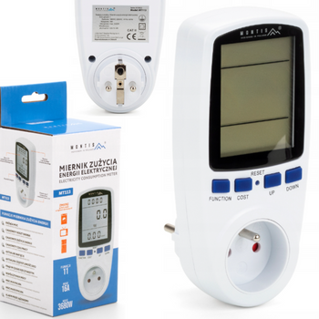 MIERNIK WATOMIERZ LICZNIK ZUŻYCIA ENERGII PRĄDU MIERNIK ELEKTRONICZNY
