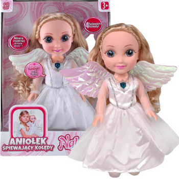 LALKA NATALIA  ANIOŁEK ŚPIEWA KOLĘDY MODLI  ANIOŁ