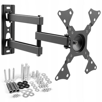 MOCNY UCHWYT ŚCIENNY REGULOWANY 13 - 42 CALI DO 30kg