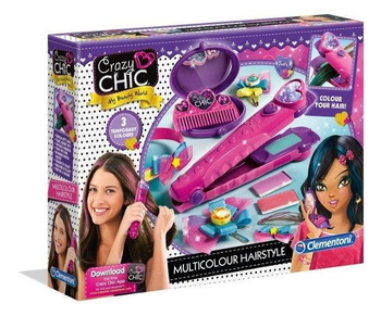 CLEMENTONI CRAZY CHIC CRAZY FRYZURY ZESTAW DO WŁOS