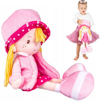 LALKA SZMACIANKA MIĘKKA DUŻA 45cm MÓWI ŚPIEWA