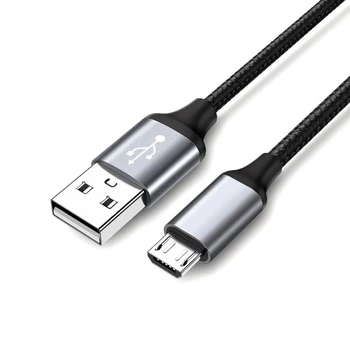 KABEL USB - LIGHTNING  2.0 MOCNY DŁUGI OPLOT 2M