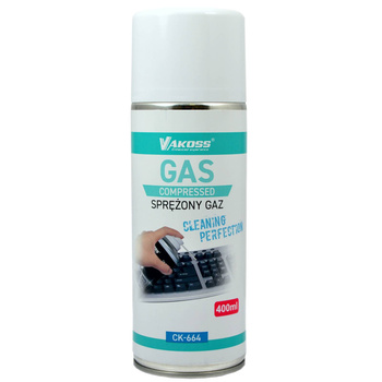 SPRĘŻONE POWIETRZE GAZ DO CZYSZCZENIA RURKA 400ml