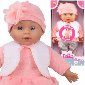 LALKA BOBAS INTERAKTYWNA EDUKACYJNA 32cm MÓWI ŚPIEWA DWA JĘZYKI PL / ANG