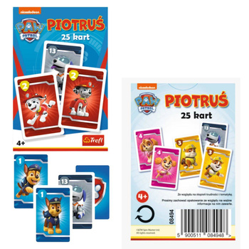 Psi Patrol Karty Piotruś Dla Dzieci PAW PATROL 25e