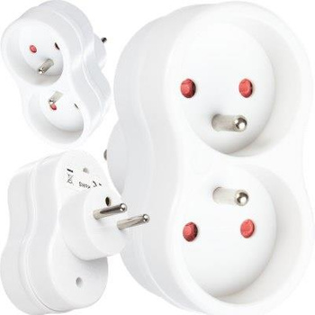 ROZGAŁĘŹNIK ZŁODZIEJKA 2 GNIAZDA R-270P UZIEMIENIE