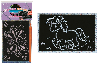 WYDRAPYWANKA KOLOROWA HOLOGRAM DZIECKO ZWIERZĄTKA