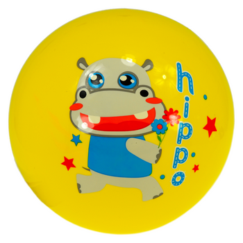 PIŁKA PVC 23mm DLA DZIECI MIĘKKA ZWIERZĘTA GUMOWA PIŁECZKA DO OGRODU KOLORY