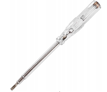 PRÓBNIK WSKAŹNIK TESTER NAPIĘCIA WKRĘTAK PN-190mm PRÓBOWKA ELEKTRYCZNA