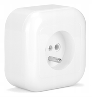 GNIAZDKO POJEDYNCZE Z UZIEMIENIEM SIECIOWE NATYNKOWA