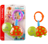 GRZECHOTKA GRYZAK ŻÓŁW KOLOROWA SENSORYCZNA BOBAS