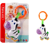 GRZECHOTKA GRYZAK ZEBRA KOLOROWA SENSORYCZNA BOBAS