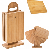  ZESTAW 6 DESEK DO KROJENIA DREWNIANYCH NA STOJAKU