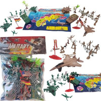 Żołnierzyki Duży Zestaw Armia Baza Odrzutowiec 35e