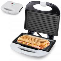 TOSTER OPIEKACZ DO KANAPEK PANINI TYP GRILL TORTILLA SANDWICH 700w BIAŁY