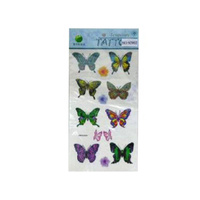 Tatuaż Wodny Wzory Dla Dzieci Blister Wzory Motyle