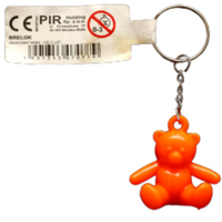 BRELOK DO KLUCZY BRELOCZEK MIŚ MIŚIE KOLORY WZORY