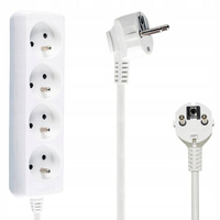 PRZEDŁUŻACZ LISTWA ZASILAJĄCA KABEL 4 GNIAZDA 1,5m